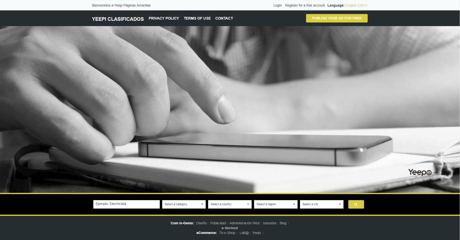 Yeepi Clasificados by: e-Secloud